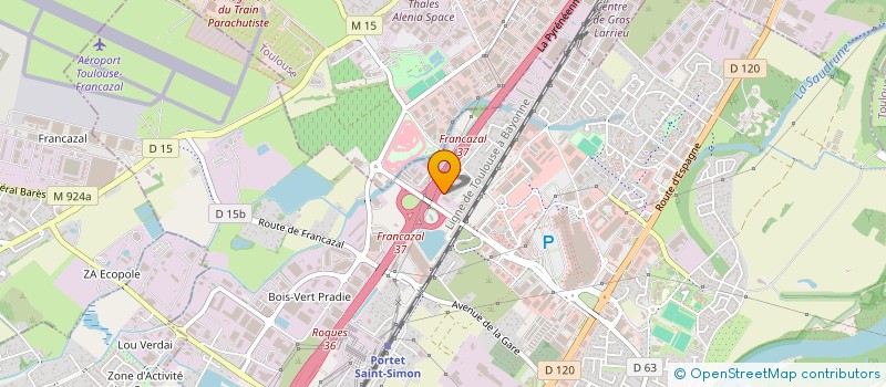 localisation de l'entreprise ITE SHOP TOULOUSE à PORTET-SUR-GARONNE