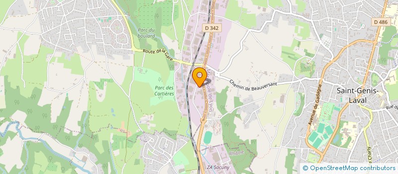 localisation de l'entreprise ITE69 à CHAPONOST