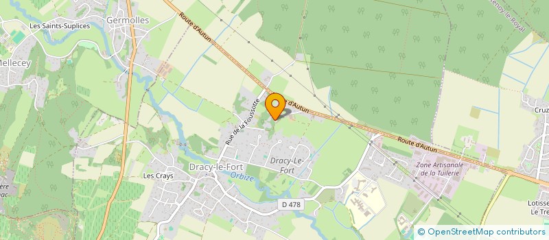 localisation de l'entreprise ITEA  DRACY-LE-FORT
