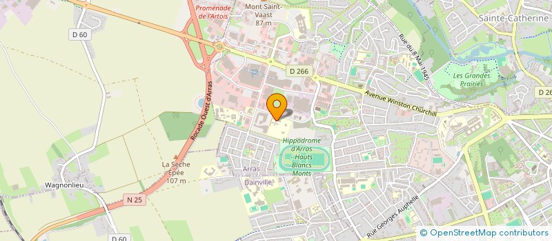localisation de l'entreprise ITEACH, LE NUMERIQUE ACCESSIBLE A TOUS à ARRAS