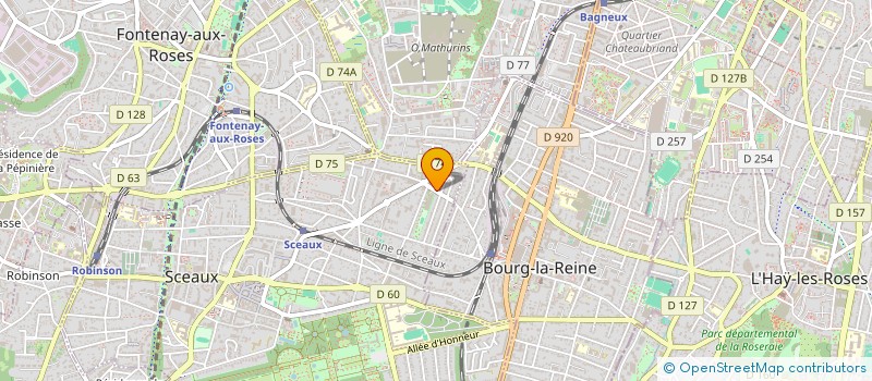 localisation de l'entreprise ITEAS à SCEAUX