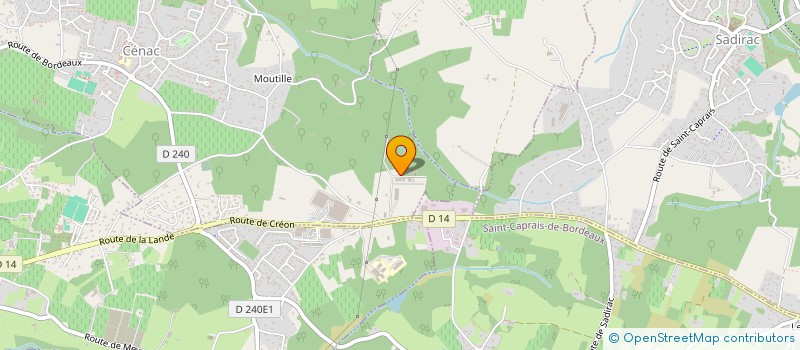 localisation de l'entreprise ITEC à CENAC