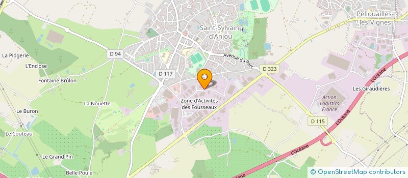 localisation de l'entreprise ITEC-ETUDES à VERRIERES-EN-ANJOU