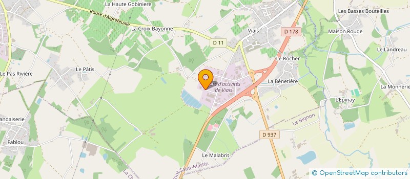 localisation de l'entreprise ITEC FLUIDES  PONT-SAINT-MARTIN