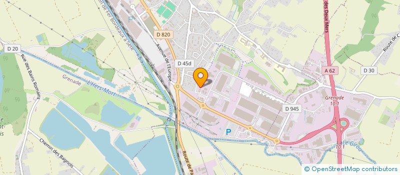 localisation de l'entreprise ITEC TOULOUSE à CASTELNAU-D'ESTRETEFONDS