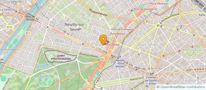 localisation de l'entreprise ITECC à NEUILLY-SUR-SEINE