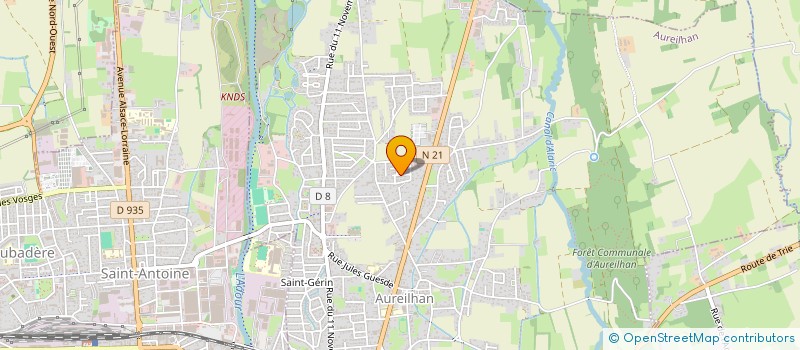 localisation de l'entreprise ITECH 65  ORLEIX