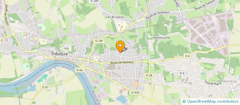 localisation de l'entreprise ITECH4YOU  TREVOUX