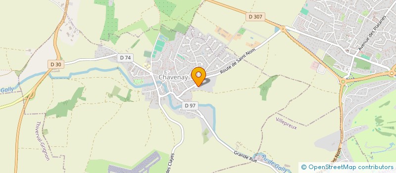 localisation de l'entreprise ITECHCASE  CHAVENAY