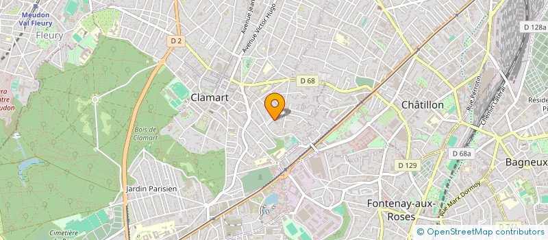 localisation de l'entreprise ITECHONECONSULTING à CLAMART