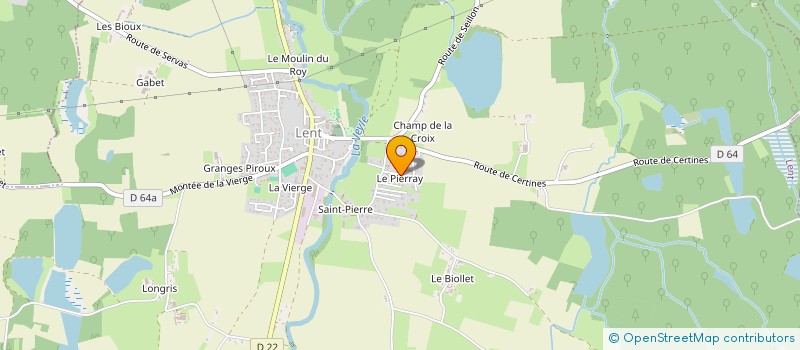 localisation de l'entreprise ITECONSULT  LENT