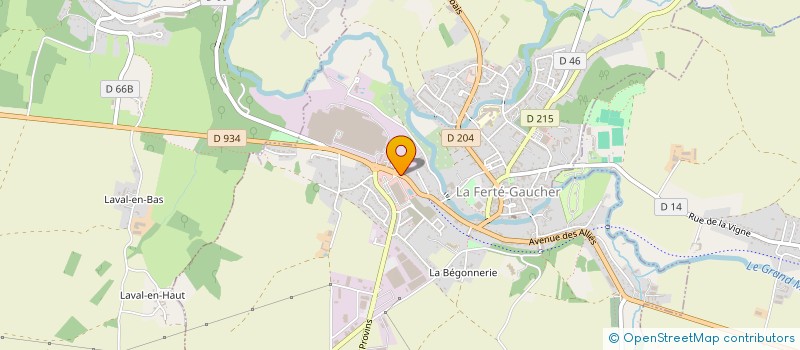 localisation de l'entreprise ITEHAD  LA FERTE-GAUCHER