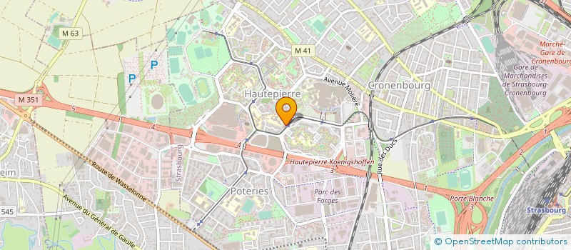 localisation de l'entreprise ITEKCARE à STRASBOURG