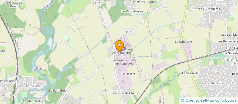 localisation de l'entreprise ITELEC à METTRAY