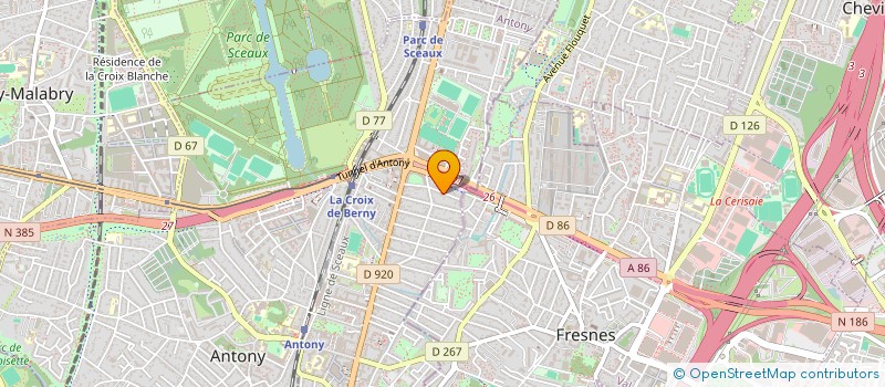 localisation de l'entreprise ITEM  ANTONY