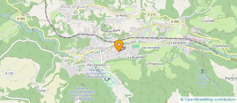 localisation de l'entreprise ITEM  LA BOURBOULE