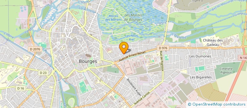 localisation de l'entreprise ITEM FORMATION CONSEIL à BOURGES