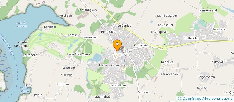 localisation de l'entreprise ITEMA à BADEN