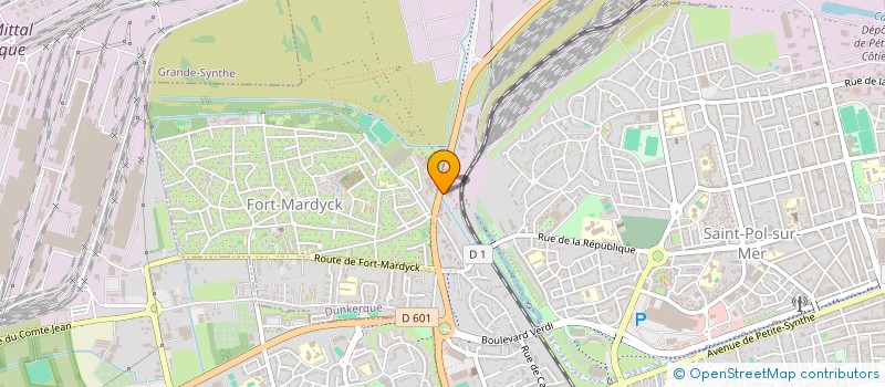 localisation de l'entreprise ITEME L'ETOILE à DUNKERQUE