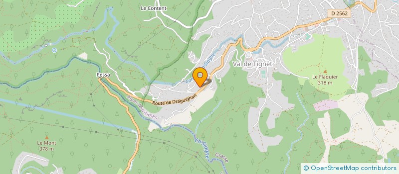 localisation de l'entreprise ITEMS à LE TIGNET