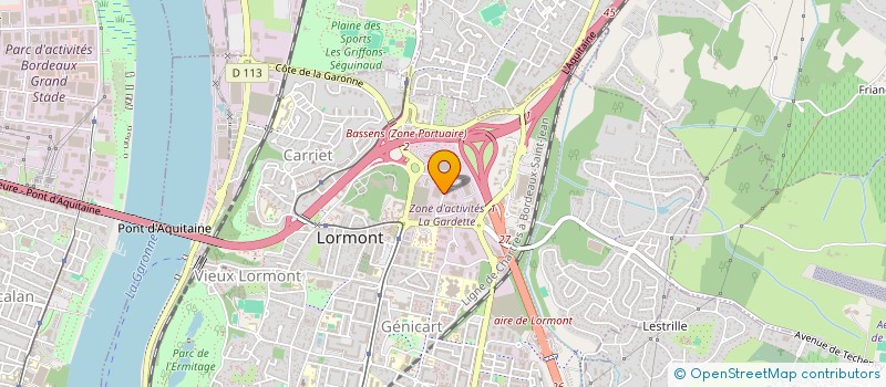 localisation de l'entreprise ITEMYS à LORMONT