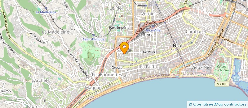 localisation de l'entreprise ITENREGALIA à NICE