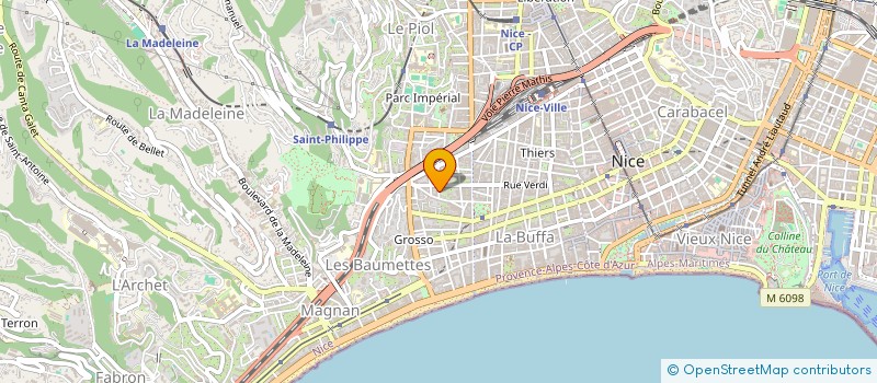 localisation de l'entreprise ITENREGALIA INVEST à NICE
