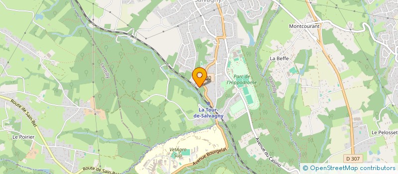 localisation de l'entreprise ITEPUR HYDRASS à LA TOUR-DE-SALVAGNY