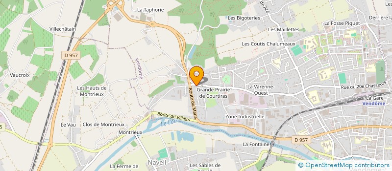 localisation de l'entreprise ITER  VENDOME