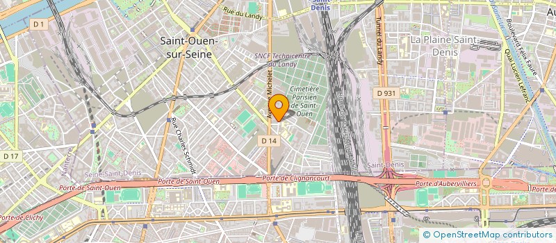 localisation de l'entreprise ITERACTIVE PARTNERS à SAINT-OUEN-SUR-SEINE