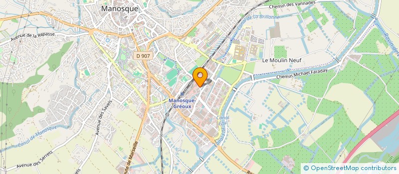 localisation de l'entreprise ITERMET à MANOSQUE