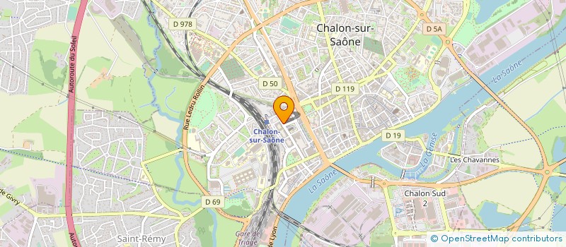 localisation de l'entreprise ITES HOME à CHALON-SUR-SAONE