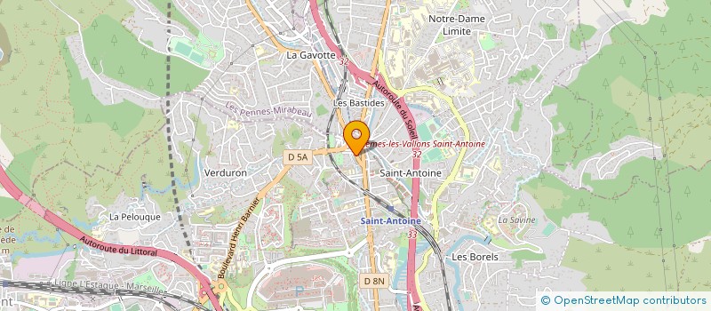 localisation de l'entreprise ITEX à MARSEILLE
