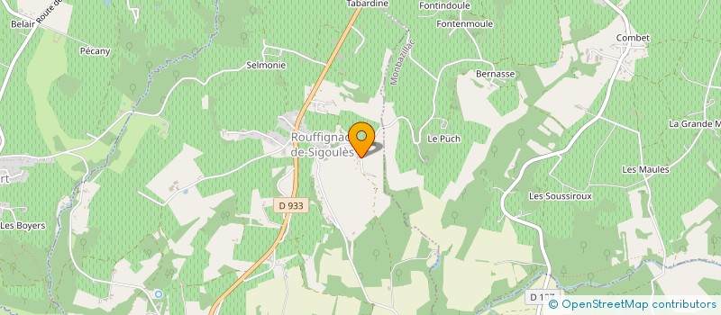 localisation de l'entreprise ITEXCO  GAGEAC-ET-ROUILLAC