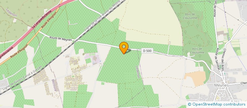 localisation de l'entreprise ITF  LEDENON