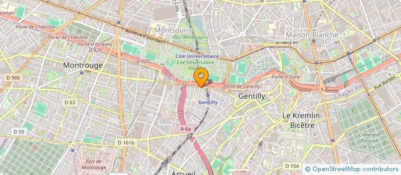 localisation de l'entreprise ITFAQUE  GENTILLY