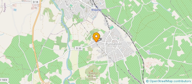 localisation de l'entreprise ITFOX  PUISSALICON