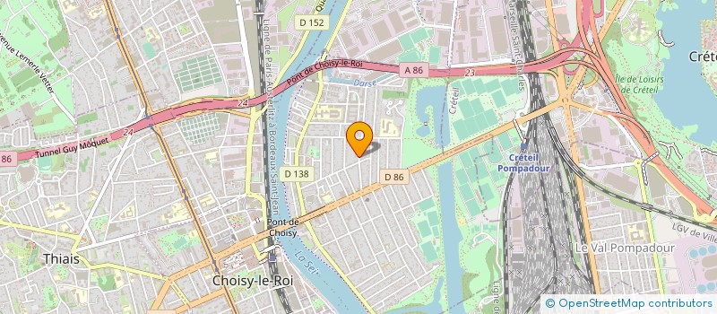 localisation de l'entreprise ITFRANCE à CHOISY-LE-ROI