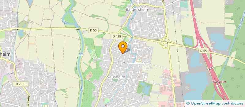 localisation de l'entreprise ITGEST  HIRTZFELDEN