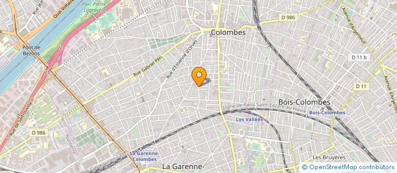 localisation de l'entreprise ITGS CORPORATE  COLOMBES