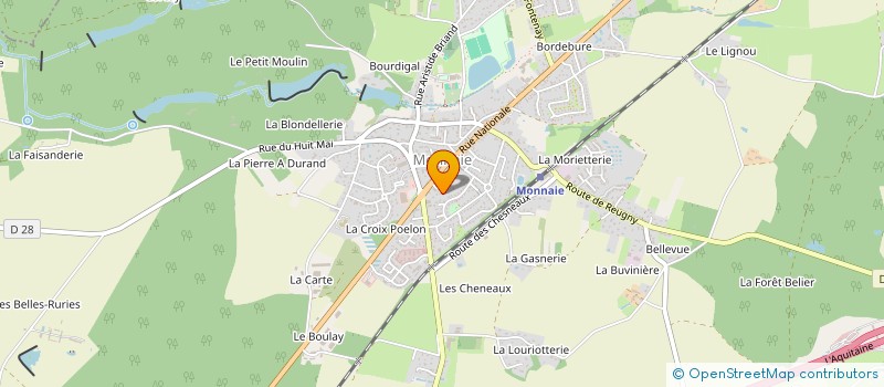 localisation de l'entreprise ITHAK  MONNAIE