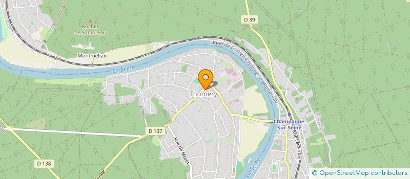 localisation de l'entreprise ITHAKA  THOMERY