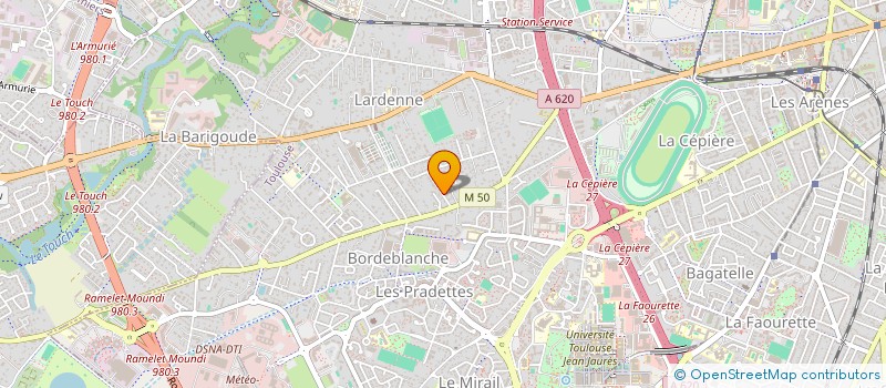 localisation de l'entreprise ITHAQUE à TOULOUSE