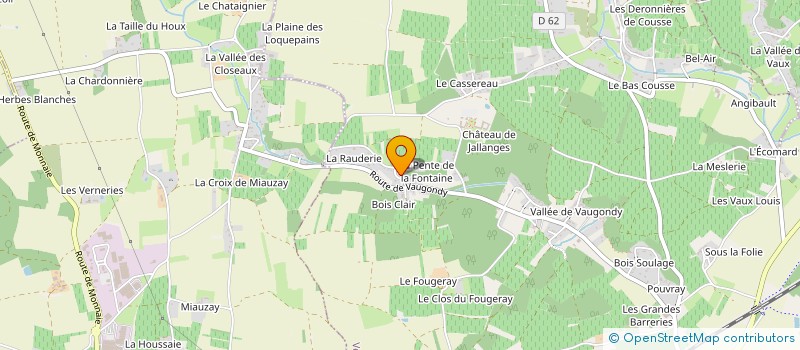 localisation de l'entreprise ITHAQUE à VERNOU-SUR-BRENNE
