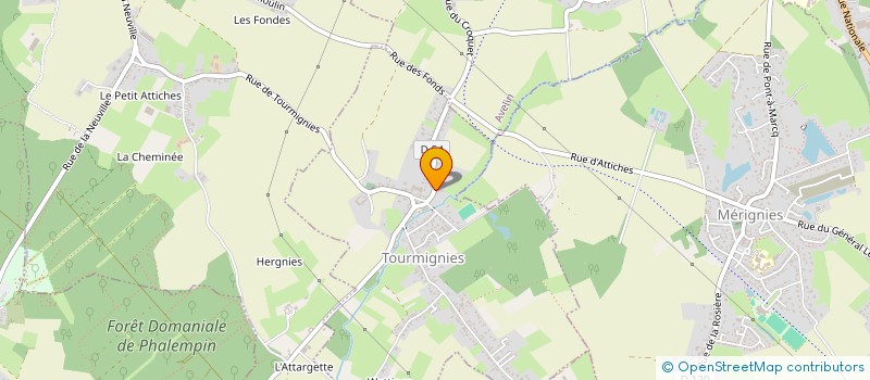 localisation de l'entreprise ITHAQUE à TOURMIGNIES