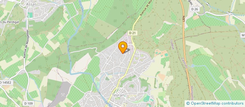 localisation de l'entreprise ITHAQUE  TEYRAN