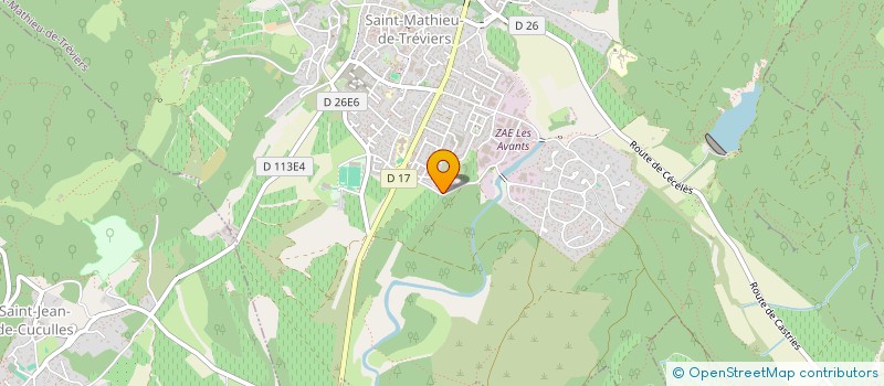 localisation de l'entreprise ITHAQUE  SAINT-MATHIEU-DE-TREVIERS