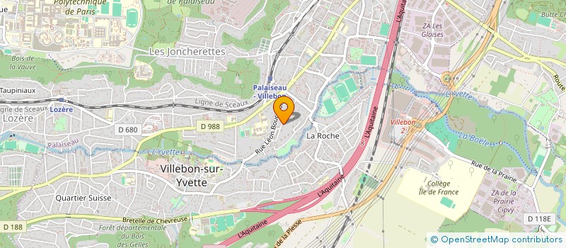localisation de l'entreprise ITHAQUE-MARQUET à PALAISEAU