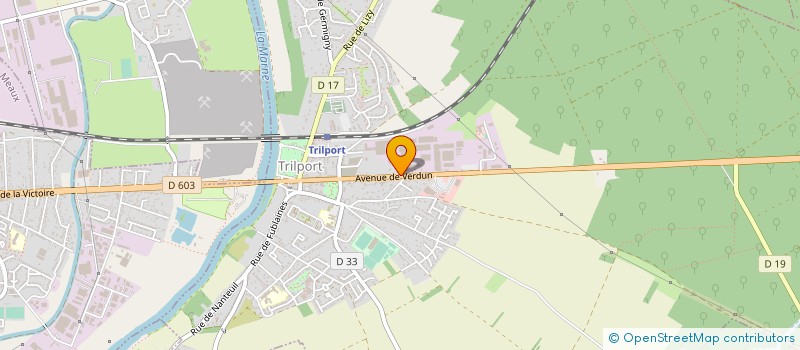 localisation de l'entreprise ITHERM SA à TRILPORT