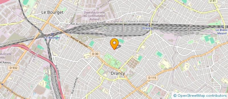 localisation de l'entreprise ITHERMIQ  DRANCY